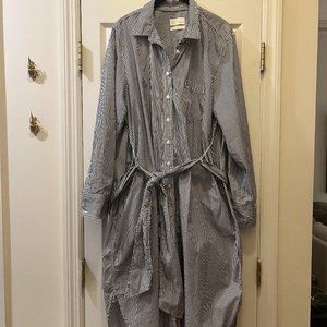J Crew Tie Waist Shirt Dress